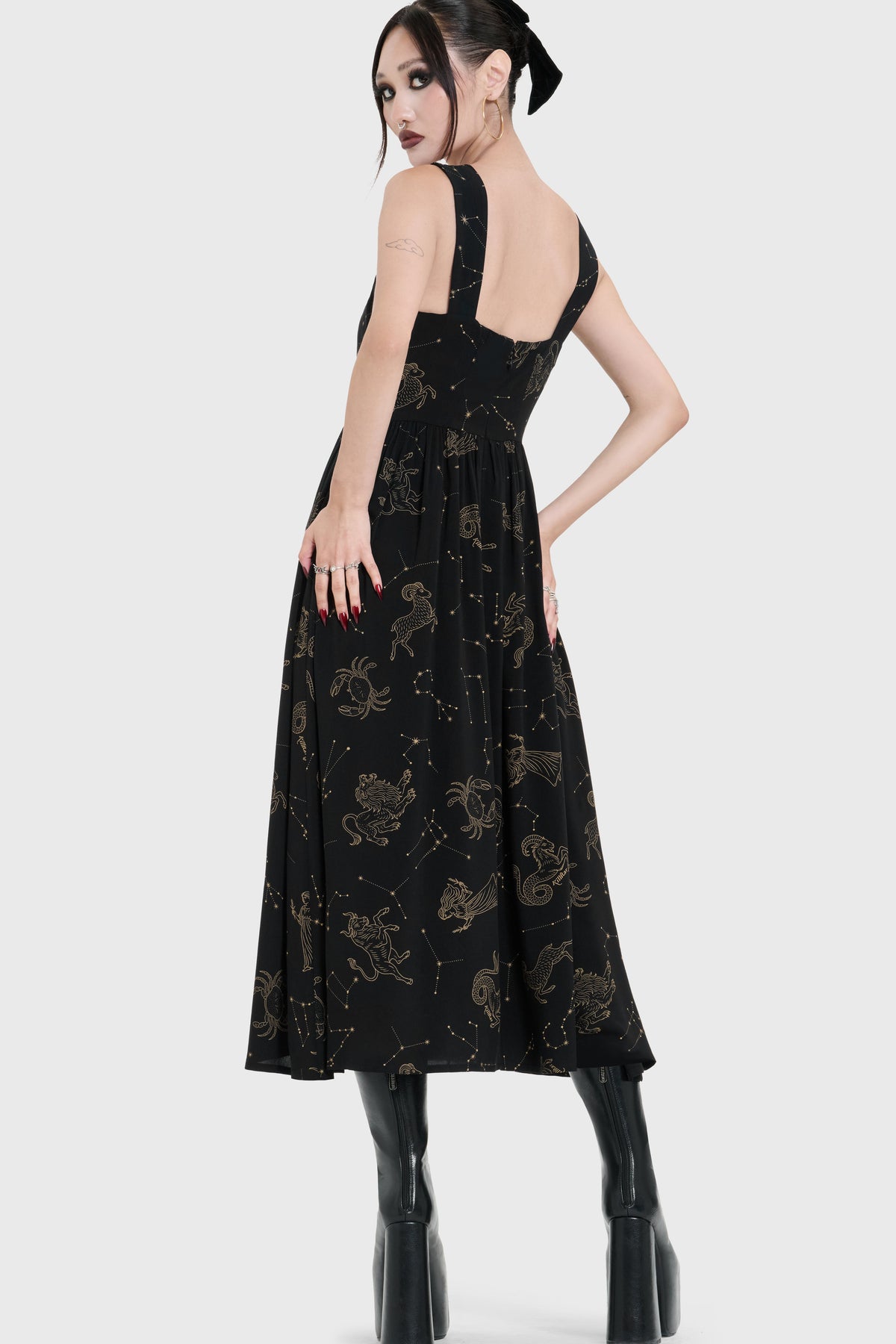 Polaris Night Midi Dress