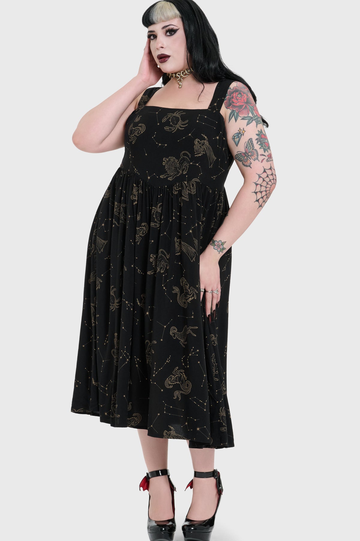Polaris Night Midi Dress