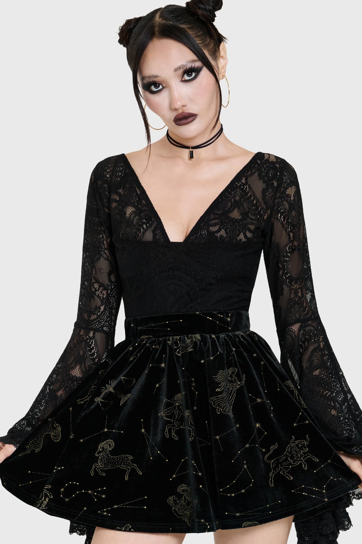 Polaris Night Mini Skirt