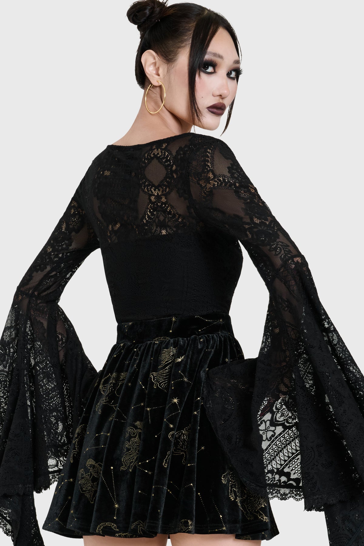 Polaris Night Mini Skirt