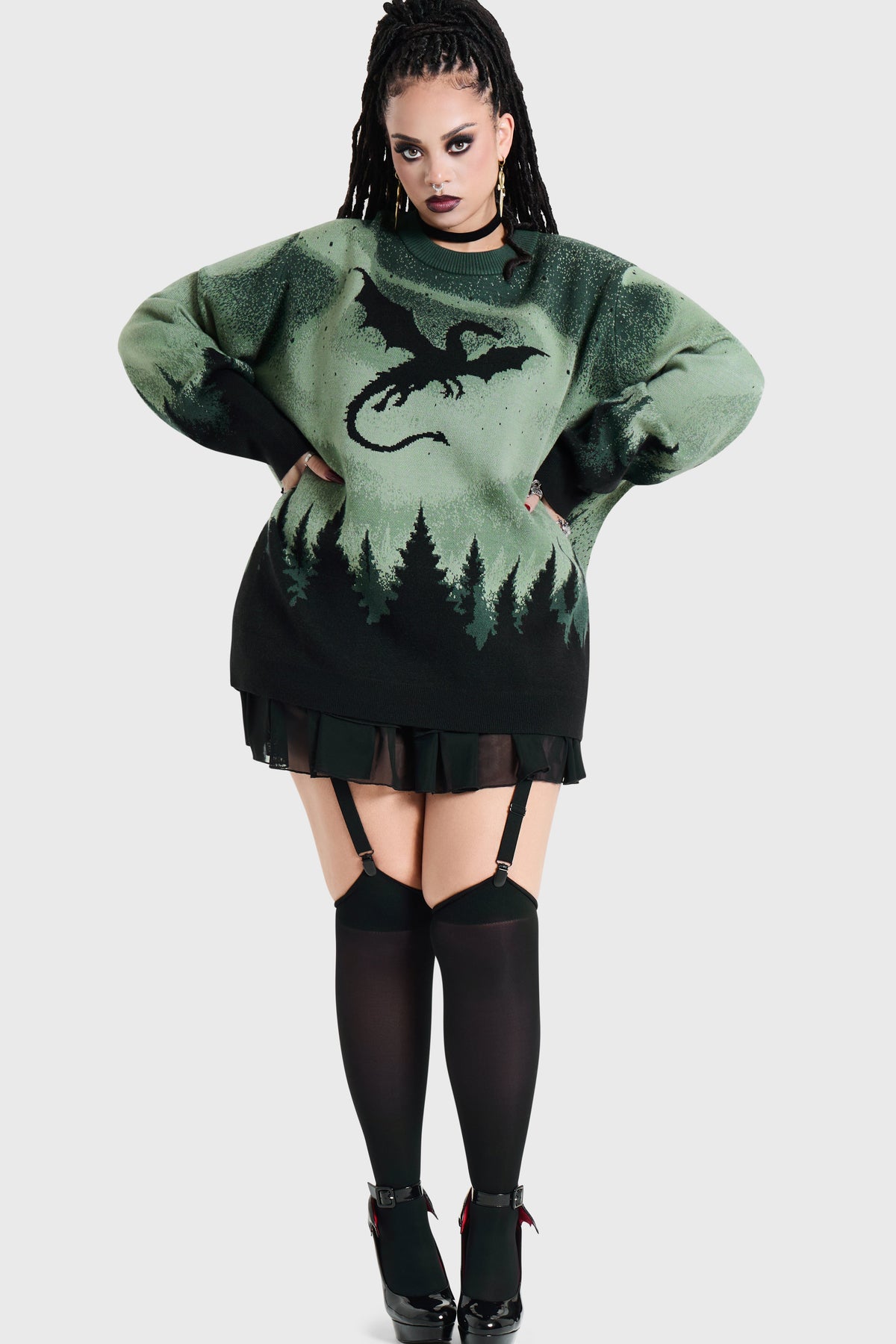 Stellar Night Knitted Sweater