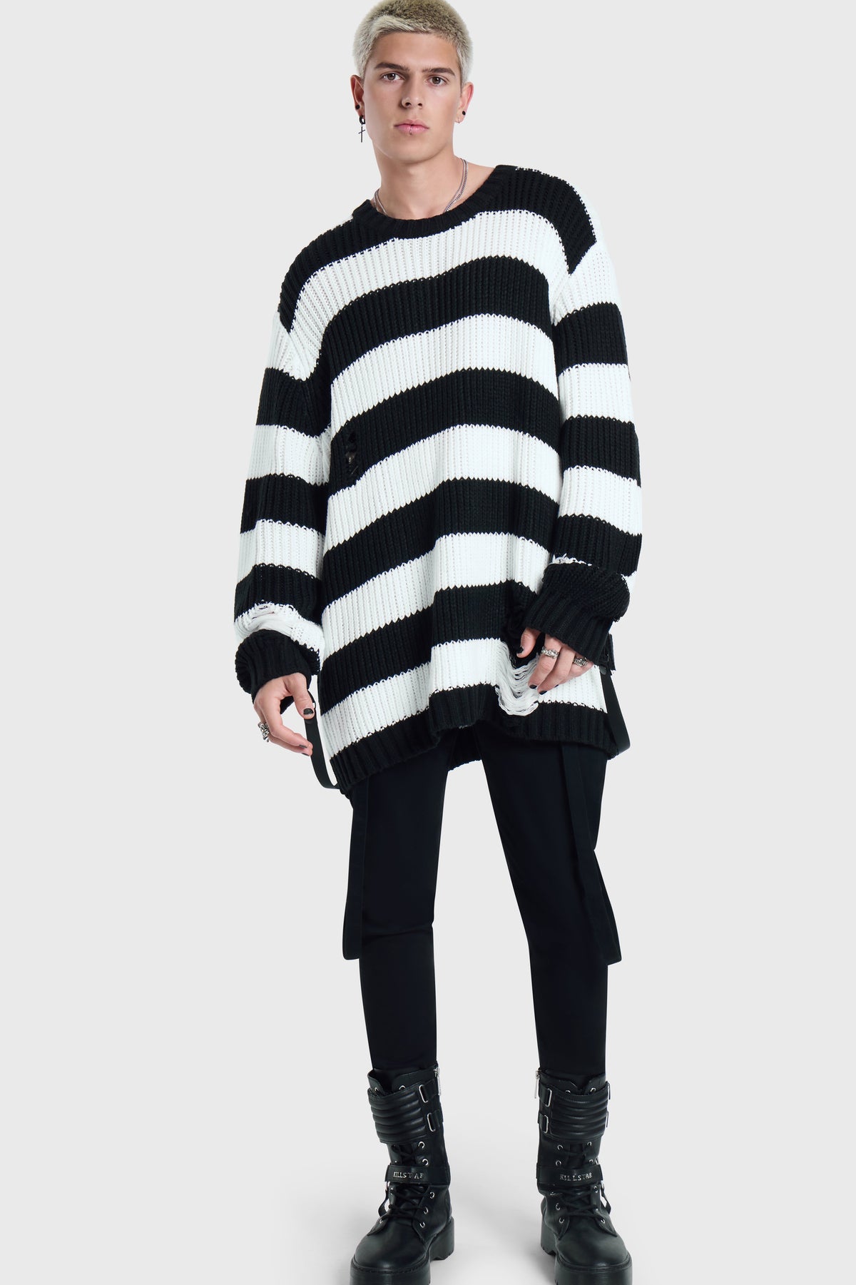 Trust Issues Striped Knit Sweater