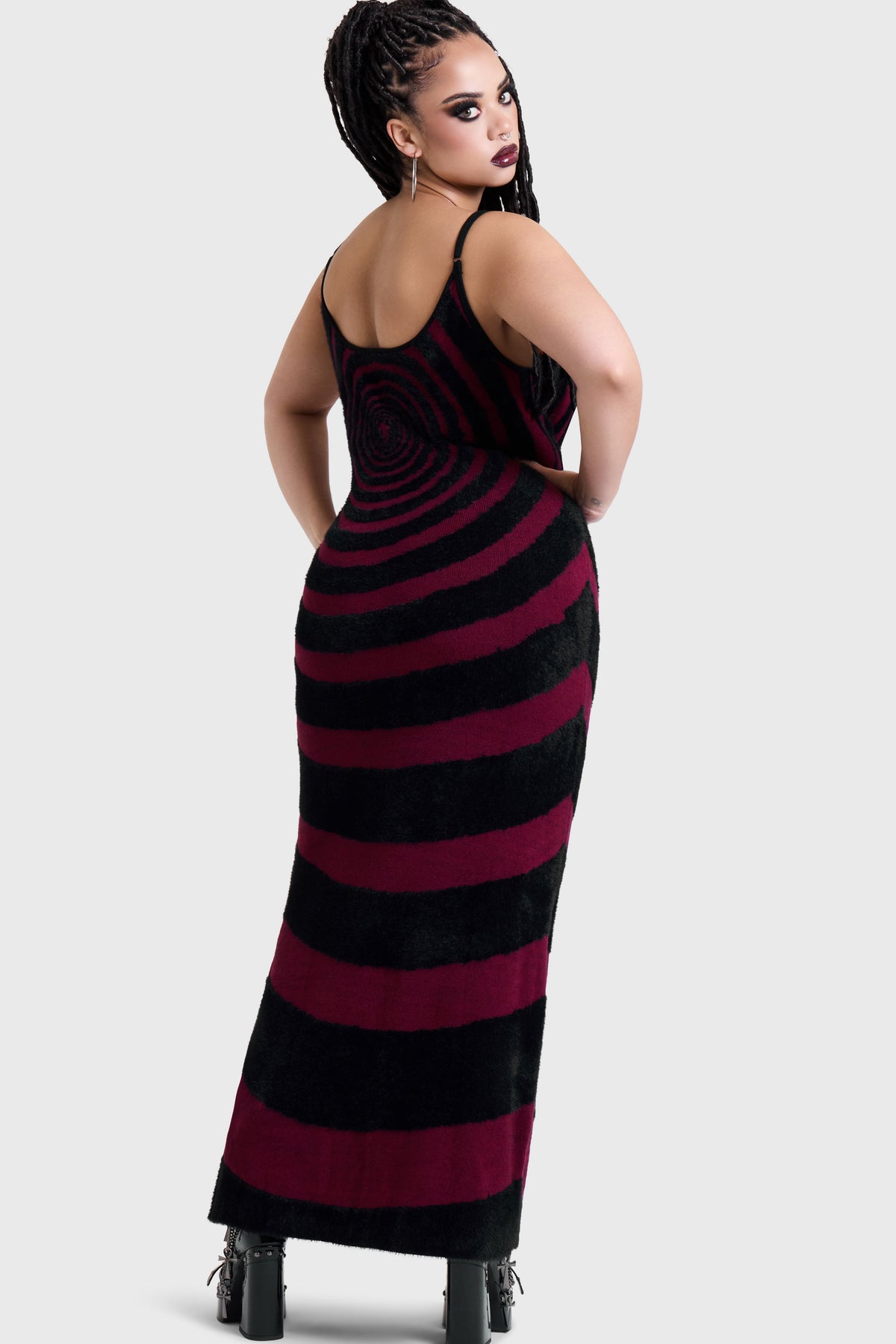 VOICES SPIRAL KNIT DRESS