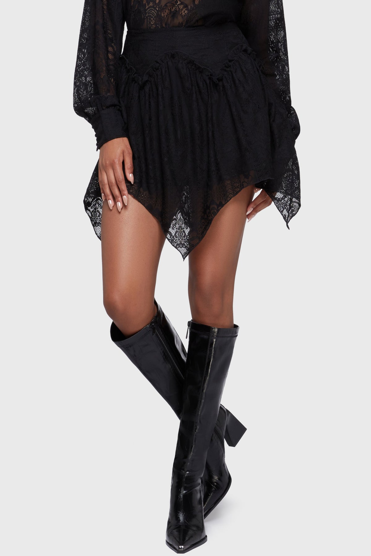 Wicked Waltz Mini Skirt