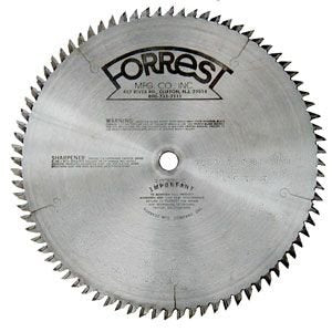 Forrest Chopmaster: 12" x 80 Tooth - .115" Kerf  -  1" arbor hole