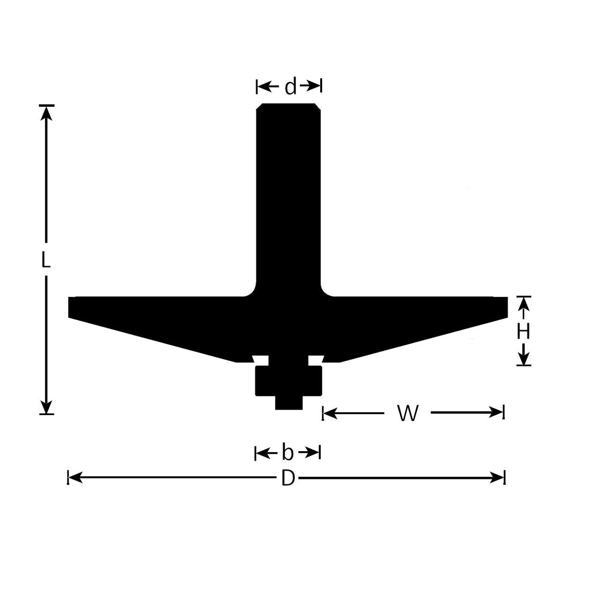 Whiteside Shaker Raised Panel Bit